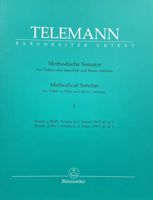 Sonatas metódicas I para Flauta de Telemann