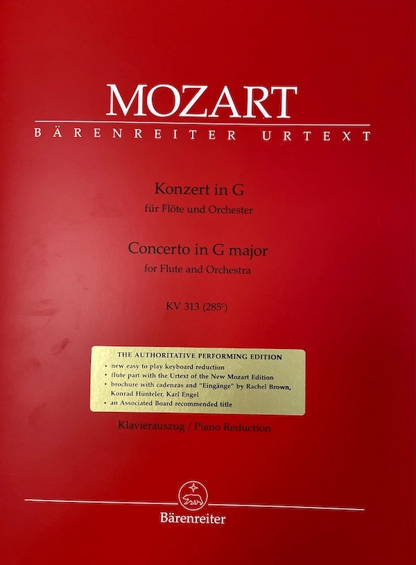 Concierto para Flauta en Sol Mayor de Mozart