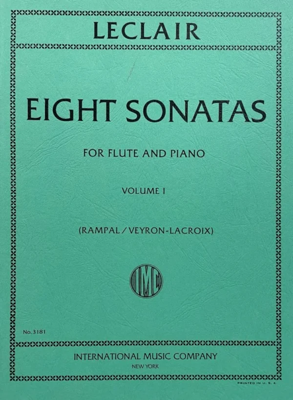 8 Sonatas para Flauta de Leclair