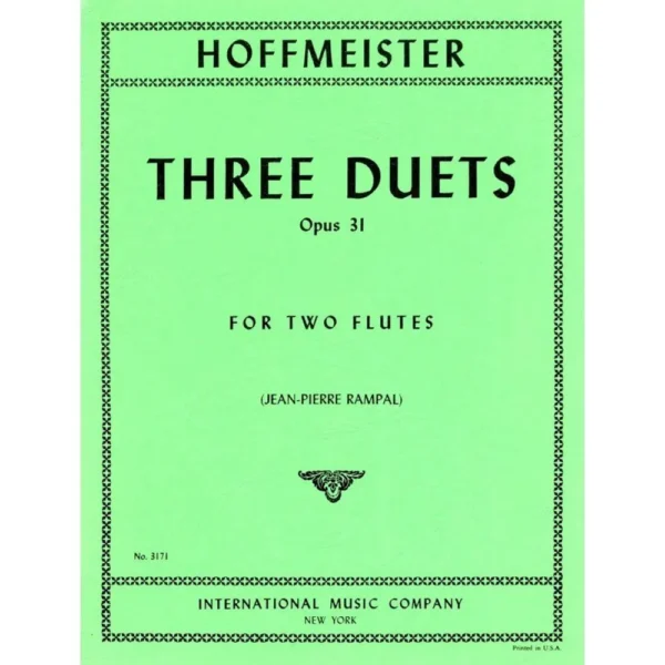 3 Dúos para Flauta de Hoffmeister