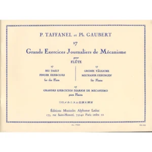 Grandes ejercicios diarios para Flauta de Taffanel / Gaubert