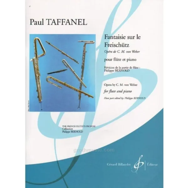 Fantasia sur le freischütz para Flauta de Taffanel