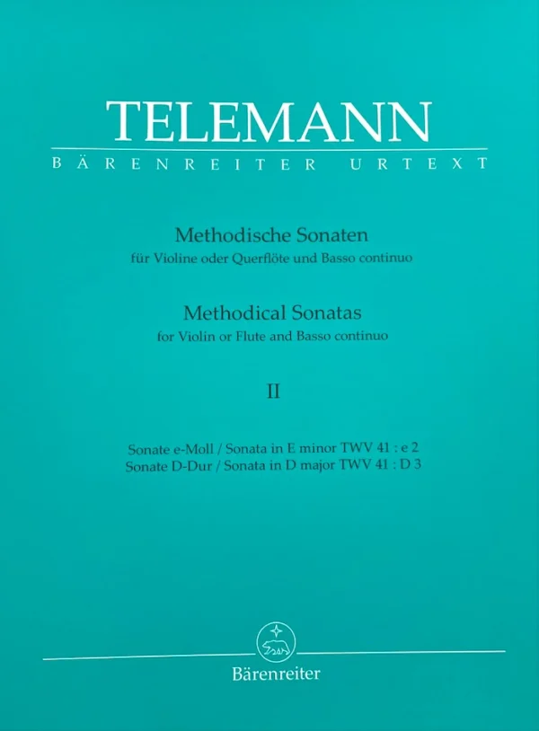 Sonatas metódicas II para Flauta de Telemann