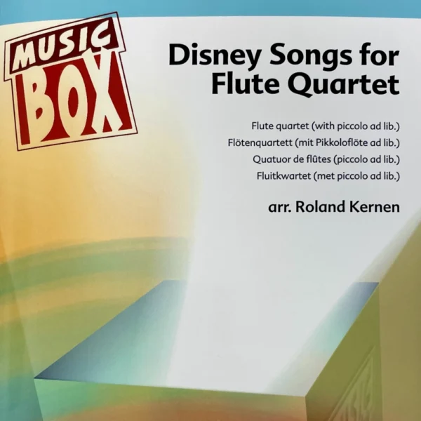Canciones Disneys para 4 flautas
