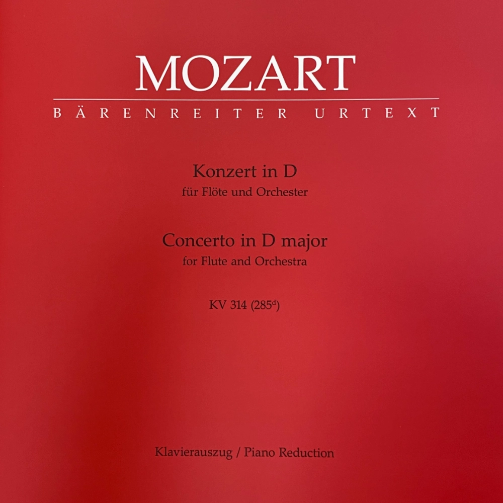 Concierto en Re Mayor KV 314 para Flauta de Mozart