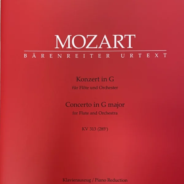 Concierto para Flauta en Sol Mayor de Mozart