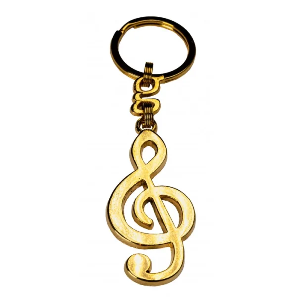Llavero de clave de sol