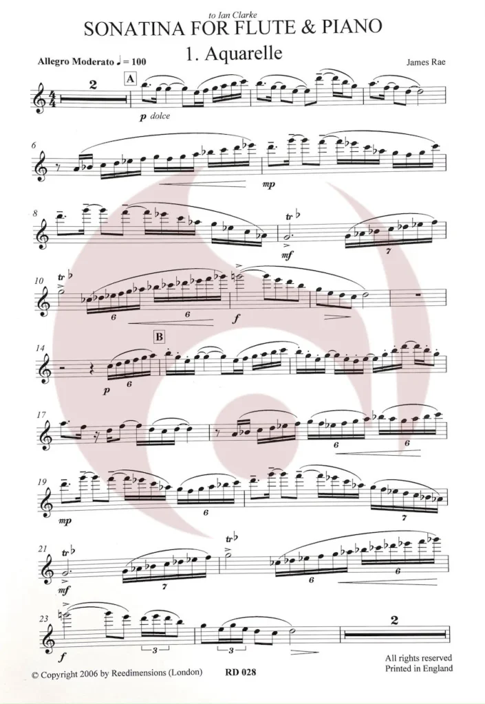 Sonatina James rae flauta