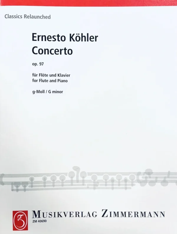 Concierto para Flauta G minor op 97 de Köhler