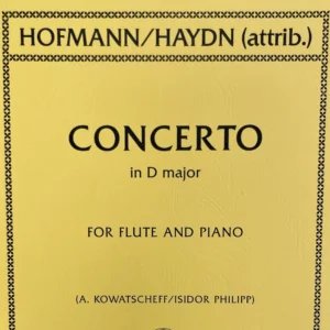 Concierto para Flauta en Re Mayor Hob VII d1 de Haydn / Hofmann