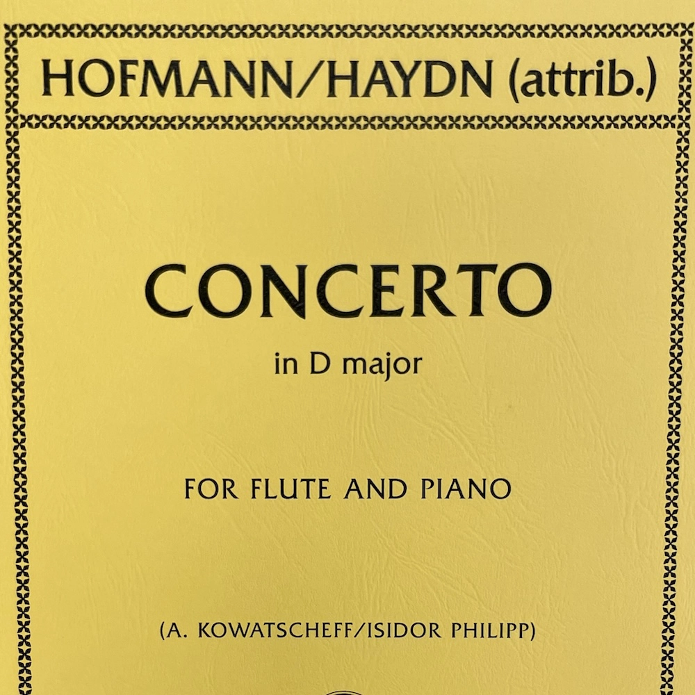 Concierto para Flauta en Re Mayor Hob VII d1 de Haydn / Hofmann