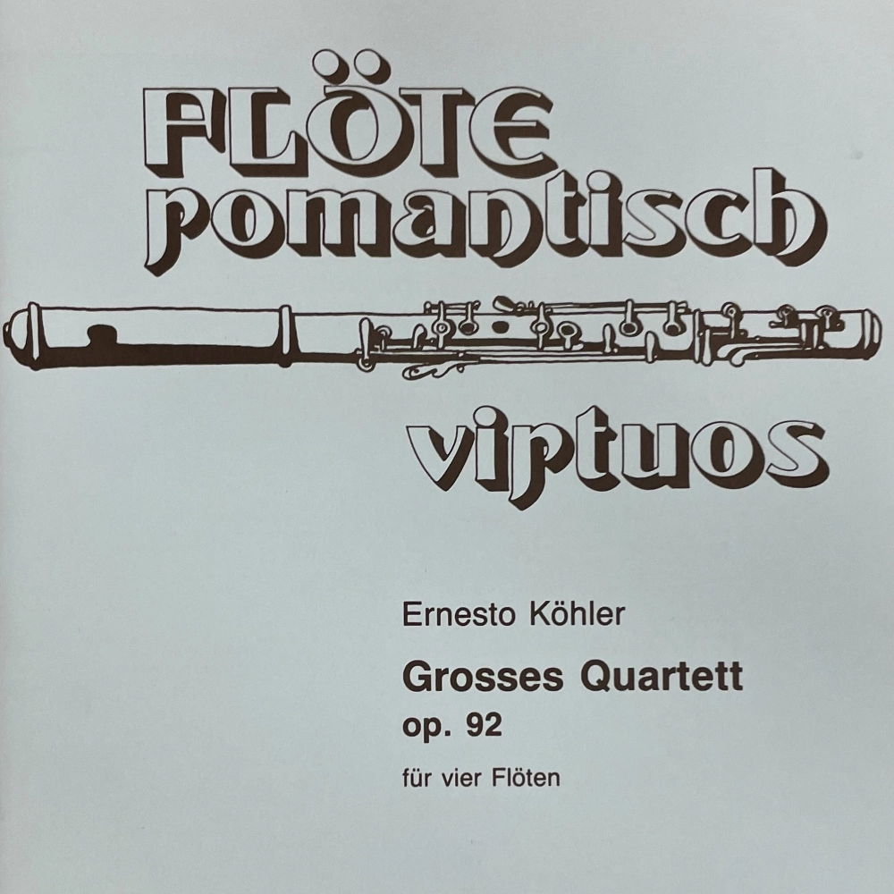 Cuartetos para Flautas op 92 de Köhler