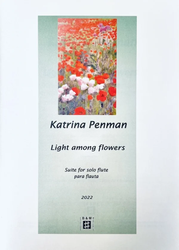 Light among Flowers para flauta sola de Katrina Penman