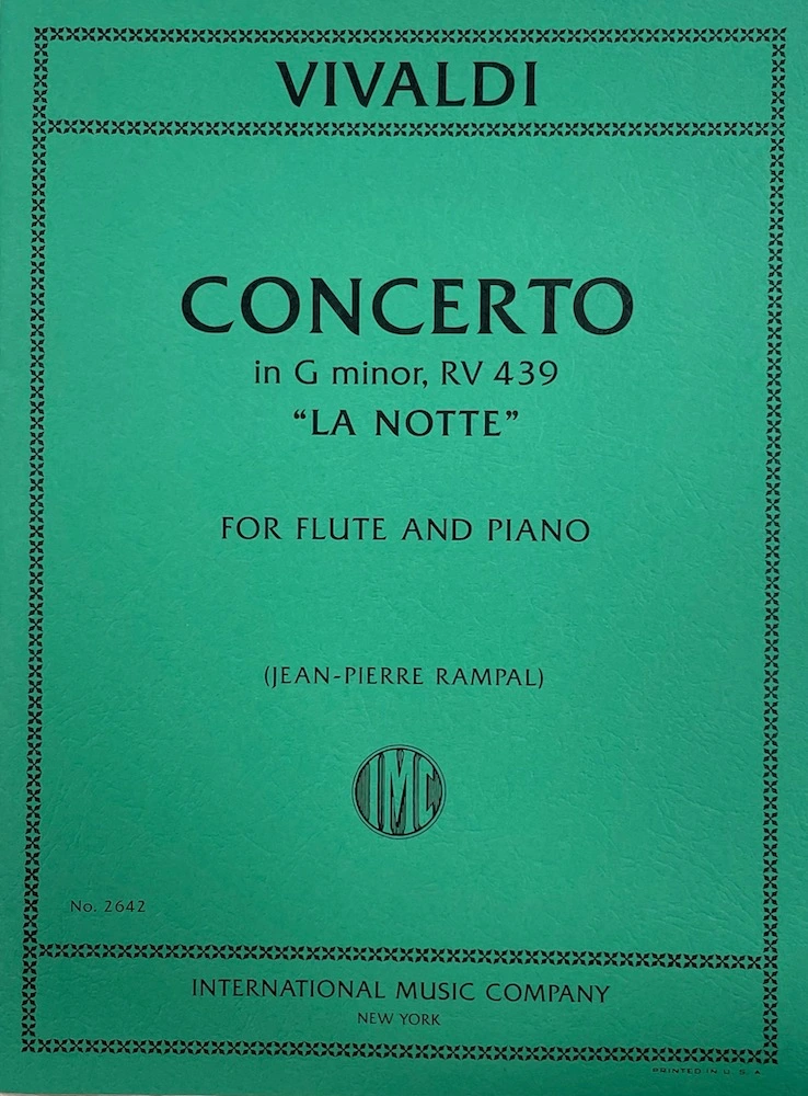 Concierto en G minor La Notte de Vivaldi