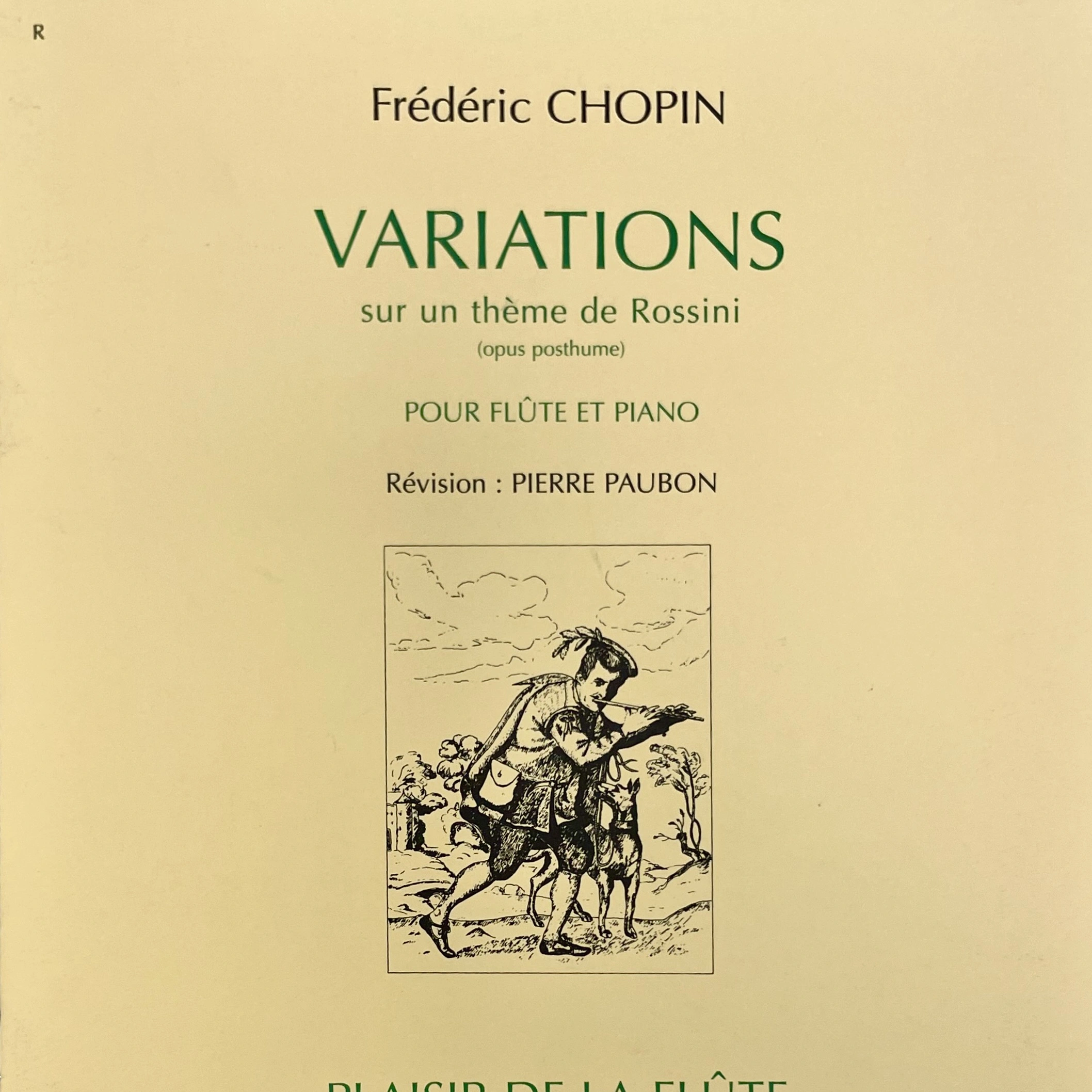 Variaciones sobre un tema de Rossini. de F. Chopin