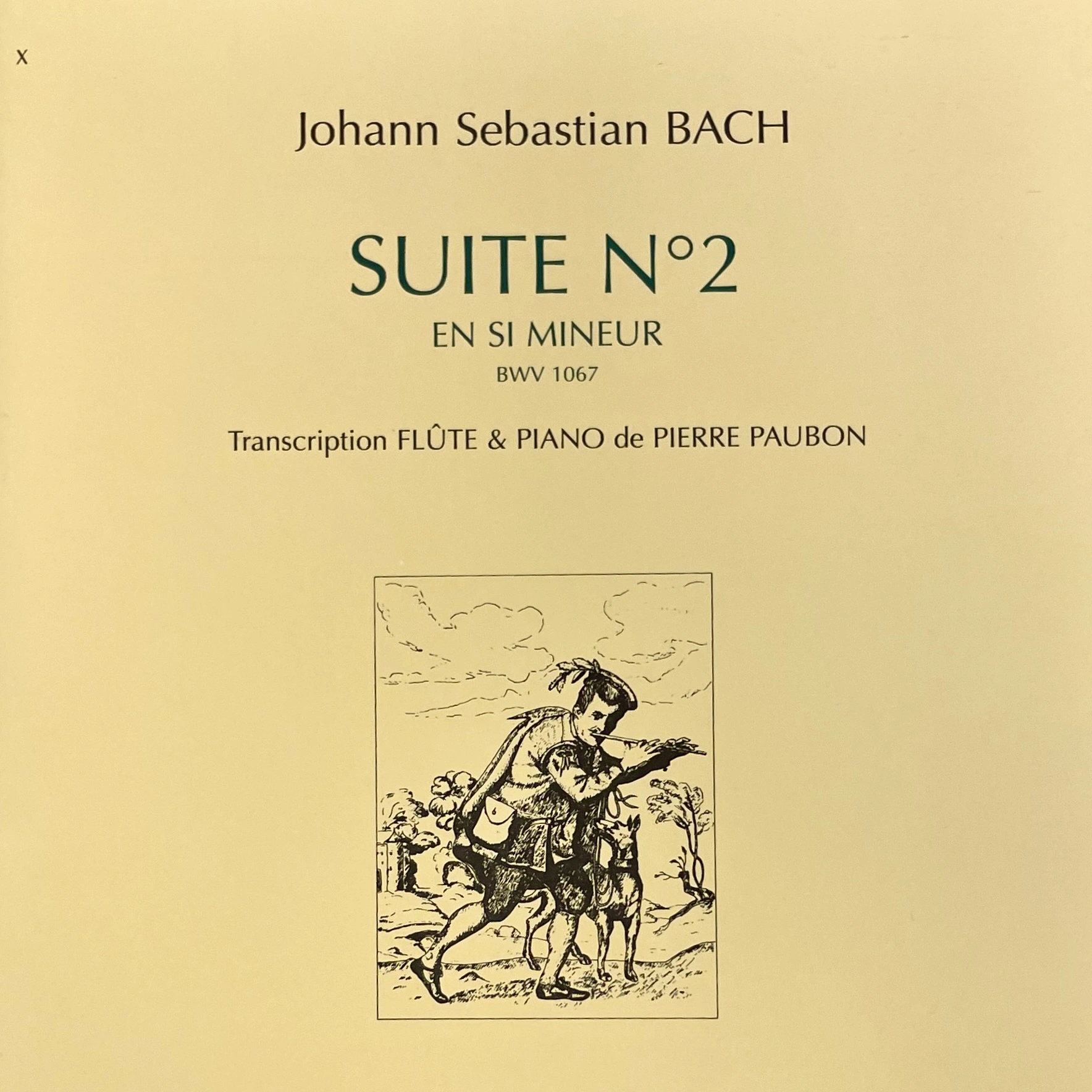 Suite 2 en Si menor para Flauta de J S BACH