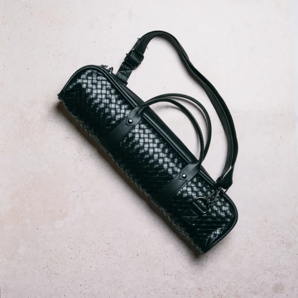 Funda piel para Flauta Travesera con pata de do