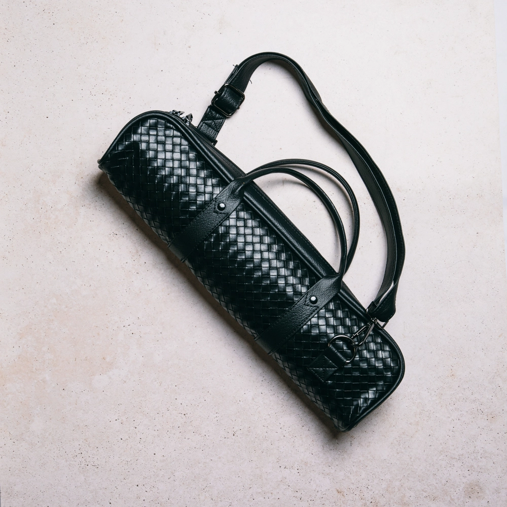 Funda piel para Flauta Travesera con pata de do