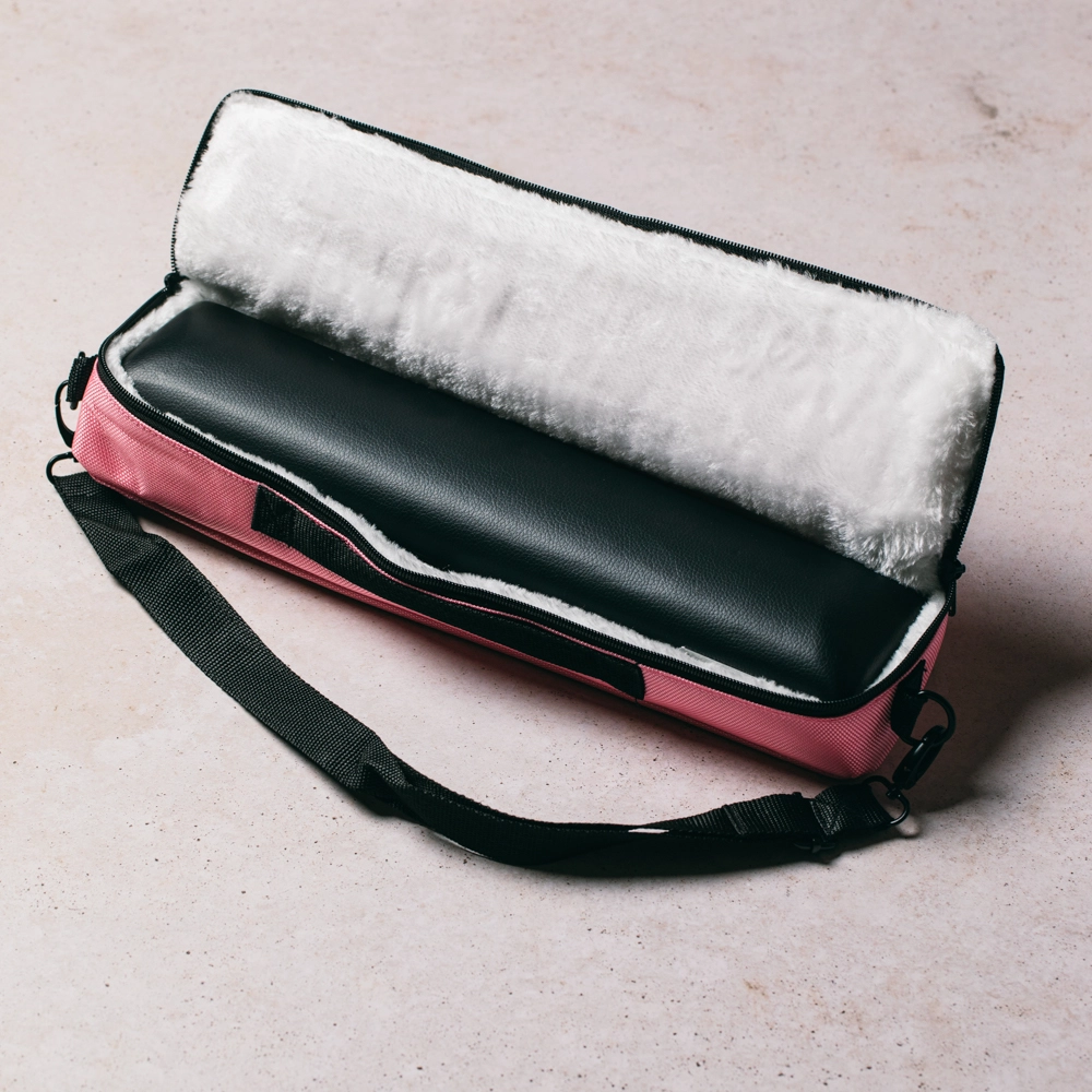 Funda rosa para Flauta Travesera con pata de do