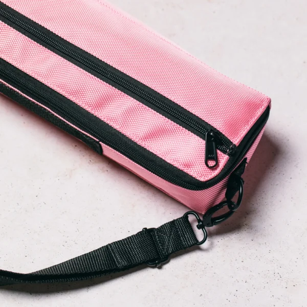 Funda rosa para Flauta Travesera con pata de do