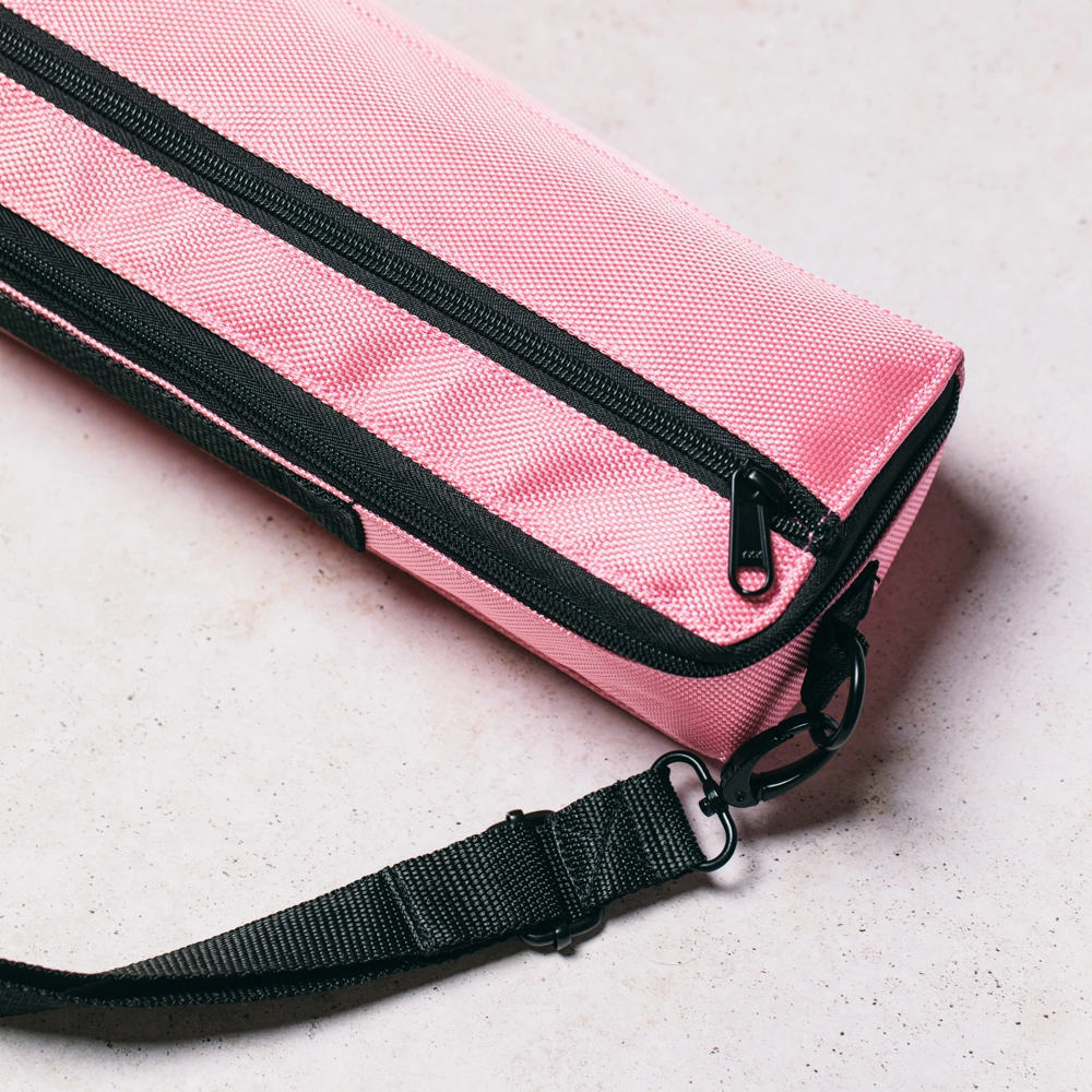 Funda rosa para Flauta Travesera con pata de do