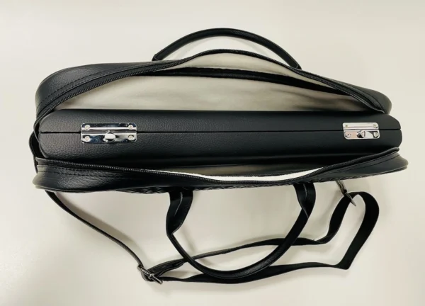 Funda piel para Flauta Travesera con pata de do