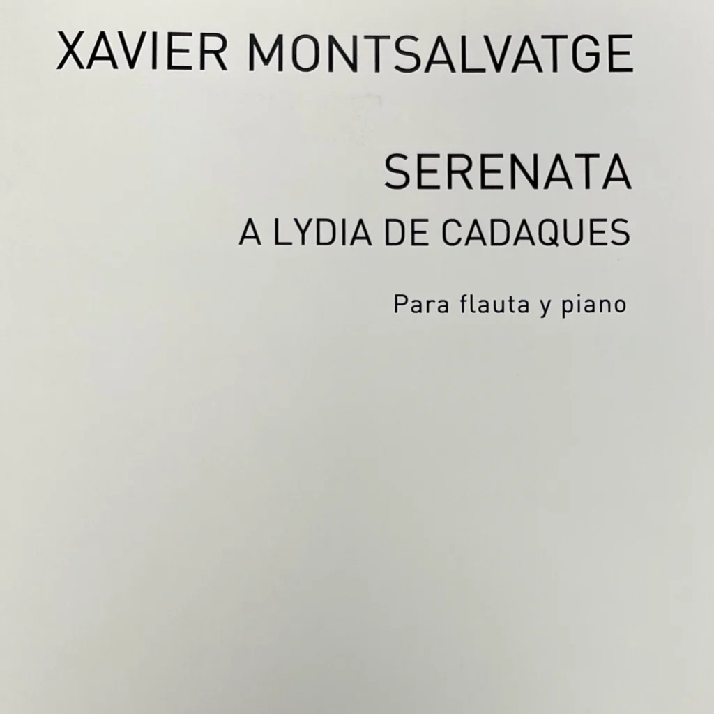 Serenata a Lydia de Cadaques de Montsalvatge