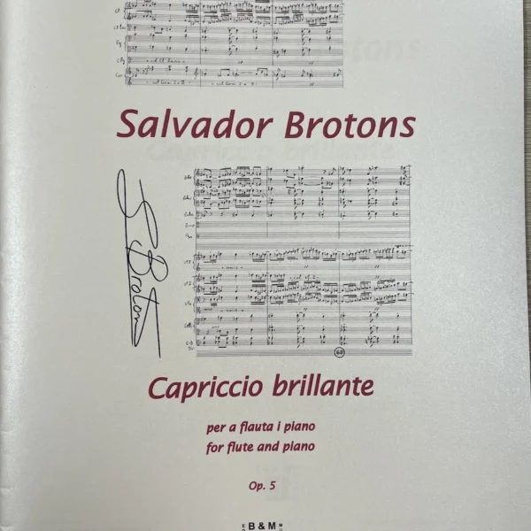 Capriccio brillante de Salvador Brotons