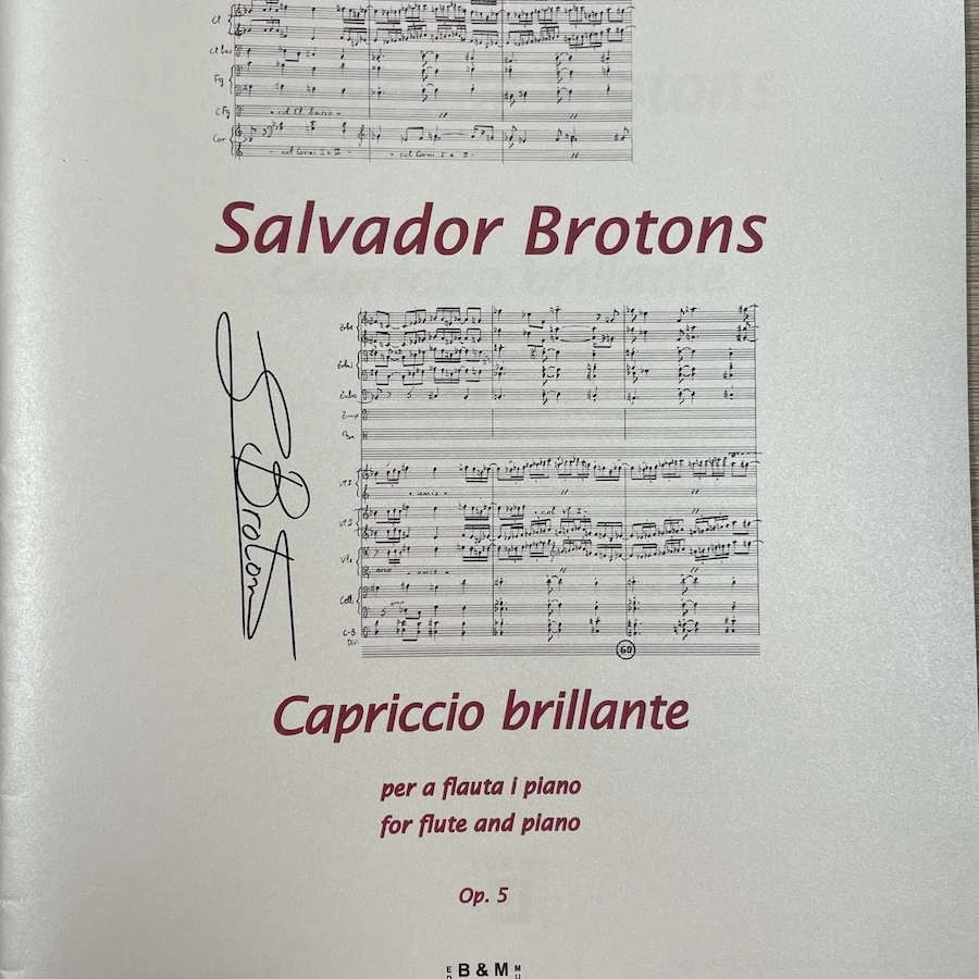 Capriccio brillante de Salvador Brotons
