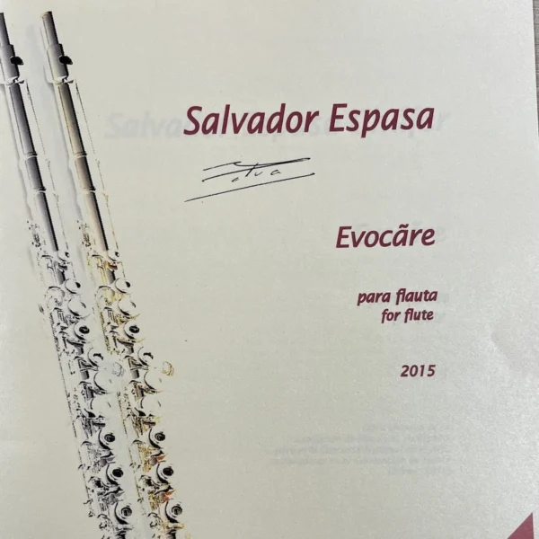 Evocáre para Flauta de Salvador Espasa