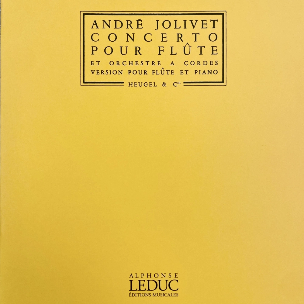 Concierto para Flauta de A. Jolivet