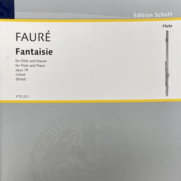 Fantasía para Flauta y piano de Fauré