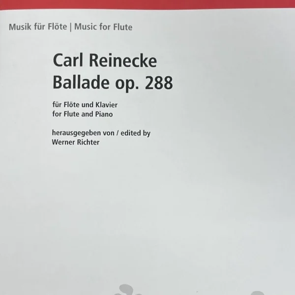 Ballade op. 288 de Carl Reinecke