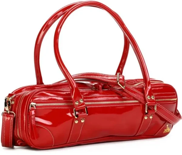 Funda para Flauta Fluterscooter Red Patent Leather bag
